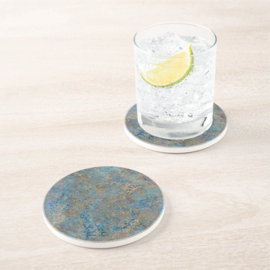 Luxury Lapis Lazuli Marble Zandsteen Onderzetter (Zijkant)