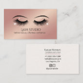 Luxury Lash Business Card  Luxury Design Visitekaartje (Voorkant / Achterkant)