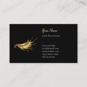 Luxury Lash Technician After care Card Afsprakenkaartje (Voorkant)