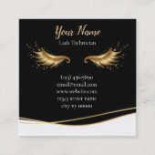 Luxury Lash Technician Appointment Card Afsprakenkaartje (Voorkant)
