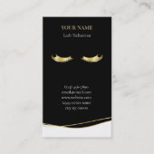 Luxury Lash Technician Appointment Card Afsprakenkaartje (Voorkant)