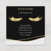 Luxury Lash Technician Appointment Card Afsprakenkaartje (Voorkant)