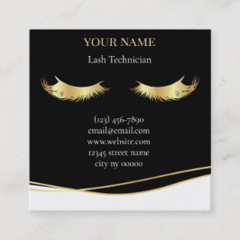 Luxury Lash Technician Appointment Card Afsprakenkaartje
