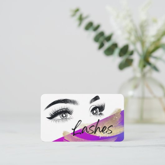 Luxury Lash - Visitekaartje (Staand voorkant)