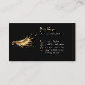 Luxury Lashes Before care Appointment Card Afsprakenkaartje (Voorkant)