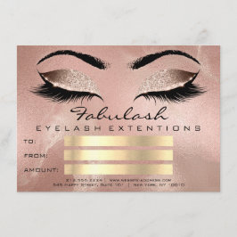 Luxury Lashes Roos Makeup Artist Certificate Gift
