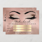 Luxury Lashes Roos Makeup Artist Certificate Gift (Voorkant / Achterkant)