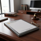 Luxury Leather Look Notepads for Attorneys and Leg Notitieblok
