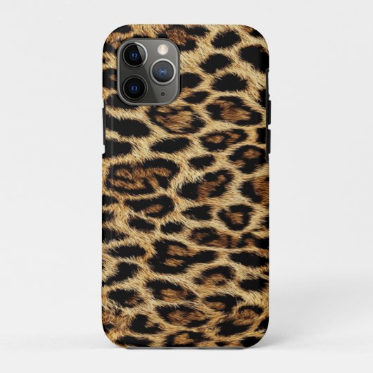 Luxury Leopard Skin Elegant Wild Animal Fur Design Case-Mate iPhone Case (Achterkant)