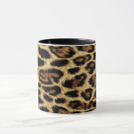 Luxury Leopard Skin Elegant Wild Animal Fur Design Mok
