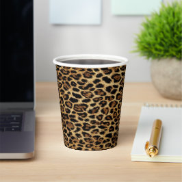 Luxury Leopard Skin Elegant Wild Animal Fur Design Papieren Bekers