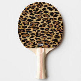 Luxury Leopard Skin Elegant Wild Animal Fur Design Tafeltennisbatje