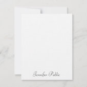 Luxury Linen Typografie Moderne Minimale Sjabloon (Voorkant)