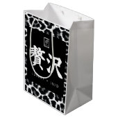 Luxury. Lujo. 贅沢. Medium Cadeauzakje (Achterkant Gekanteld)