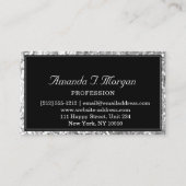 Luxury Makeup Artist Wedding Planner Diamond Visitekaartje (Achterkant)