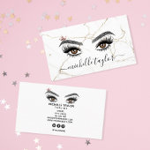 Luxury Makeup kunstenaar Beauty Lash Extension eye Visitekaartje