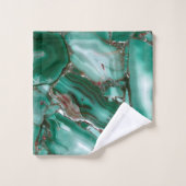 Luxury Malachite Gemstone Agate Marble Bad Handdoek (Wasdoekje)