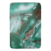 Luxury Malachite Gemstone Agate Marble Badmat (Voorkant Verticaal)