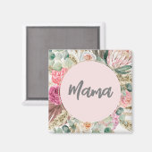 Luxury Mama Floral cadeau voor moederdag Magneet (Voorkant / Achterkant)