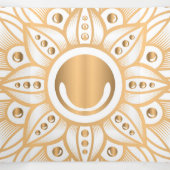 Luxury Mandala 11 Drieluik Wenskaart (Binnenkant midden)