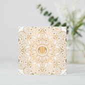 Luxury Mandala 11 Feestdagenkaart (Staand voorkant)