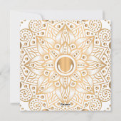 Luxury Mandala 11 Feestdagenkaart (Achterkant)