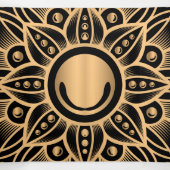 Luxury Mandala 12 Drieluik Wenskaart (Binnenkant midden)