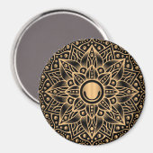 Luxury Mandala 12 Magneet (Voorkant / Achterkant)