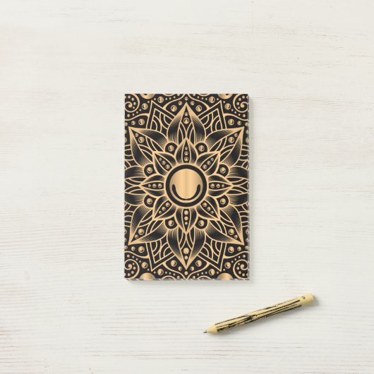Luxury Mandala 12 Post-it® Notes (Op bureau)