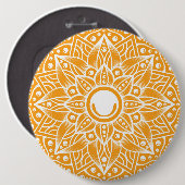Luxury Mandala 13 Ronde Button 6,0 Cm (Voorkant /achterkant)