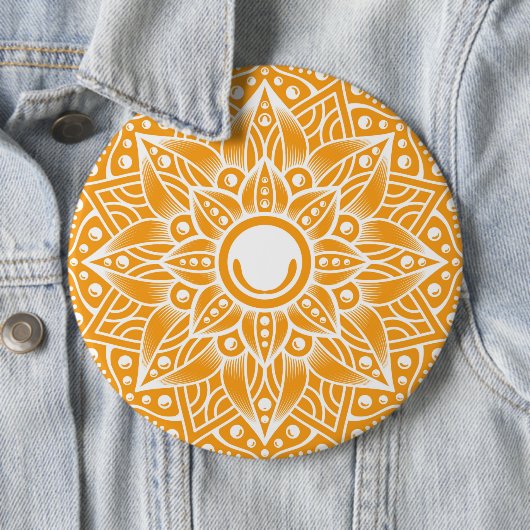 Luxury Mandala 13 Ronde Button 6,0 Cm (In situ)