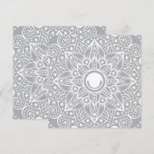 Luxury Mandala 14 Feestdagenkaart (Voorkant / Achterkant)