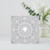 Luxury Mandala 14 Feestdagenkaart (Staand voorkant)