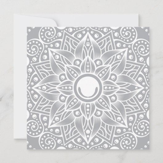 Luxury Mandala 14 Feestdagenkaart (Voorkant)