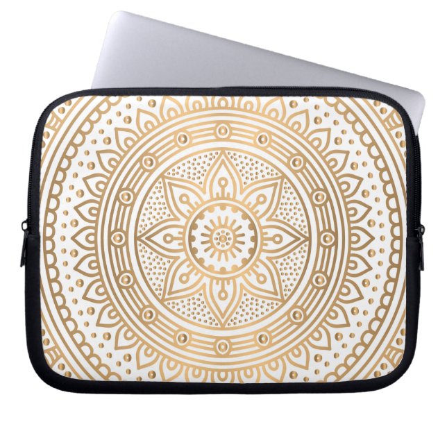 Luxury Mandala 1 Laptop Sleeve (Voorkant)
