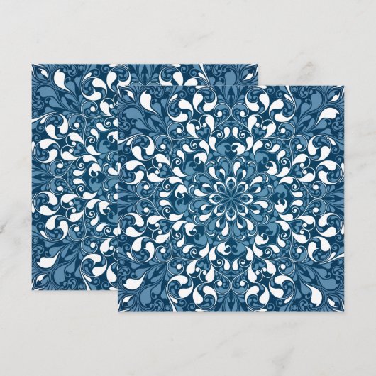 Luxury Mandala 20 Feestdagenkaart (Voorkant / Achterkant)