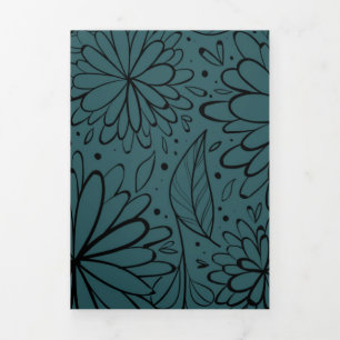 Luxury Mandala 30 Drieluik Wenskaart