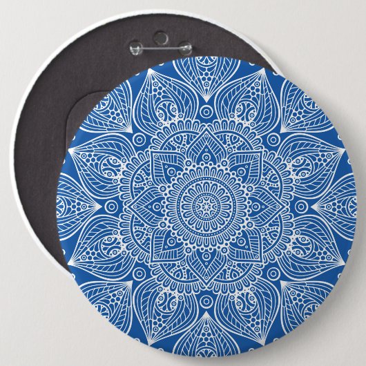 Luxury Mandala 36 Ronde Button 6,0 Cm (Voorkant /achterkant)
