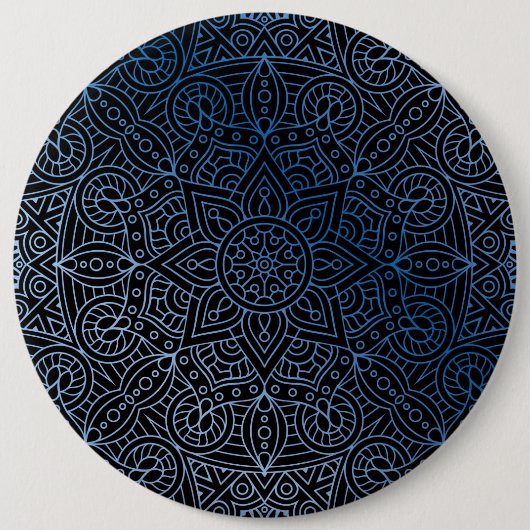 Luxury Mandala 39 Ronde Button 6,0 Cm (Voorkant)