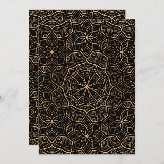 Luxury Mandala 3 Bedankkaart (Voorkant / Achterkant)