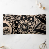 Luxury Mandala 42 Drieluik Wenskaart (Binnen)