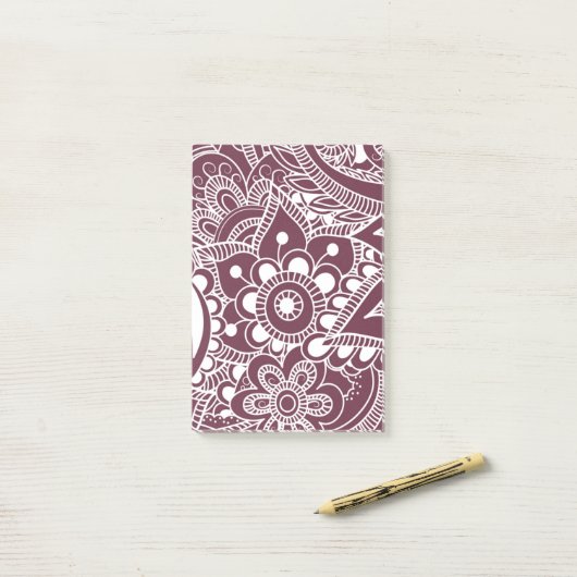 Luxury Mandala 44 Post-it® Notes (Op bureau)