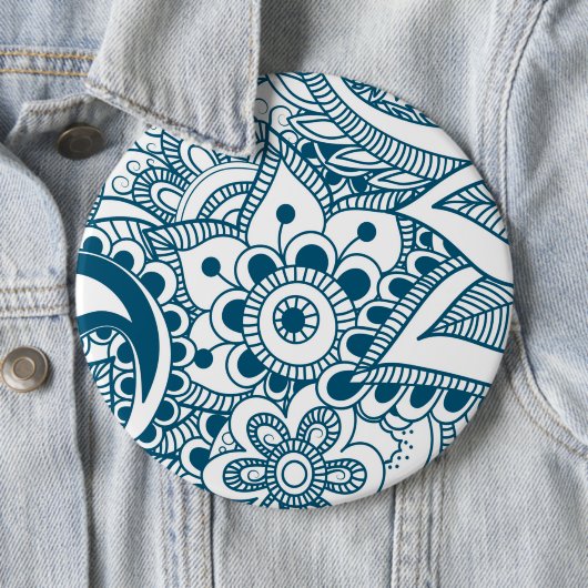 Luxury Mandala 47 Ronde Button 6,0 Cm (In situ)