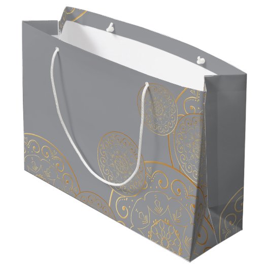 Luxury Mandala 49 Groot Cadeauzakje (Achterkant Gekanteld)