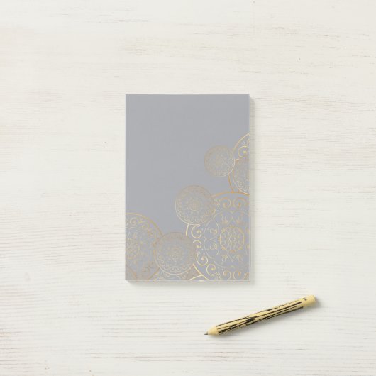 Luxury Mandala 49 Post-it® Notes (Op bureau)