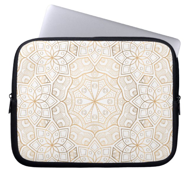 Luxury Mandala 4 Laptop Sleeve (Voorkant)