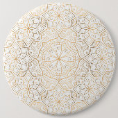 Luxury Mandala 4 Ronde Button 6,0 Cm (Voorkant)