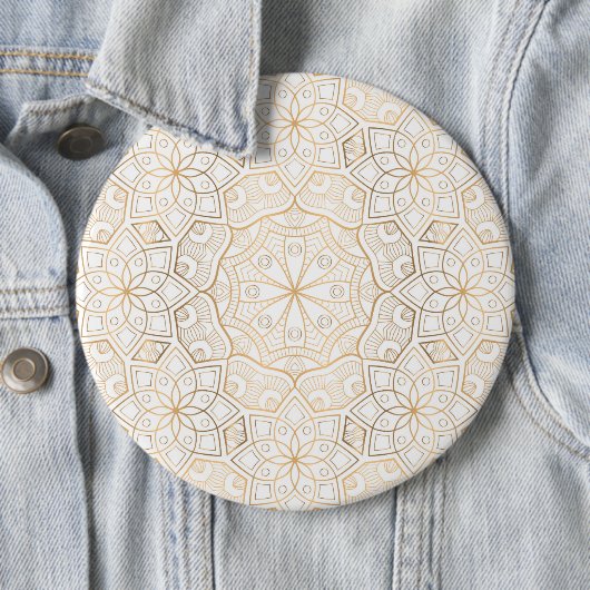 Luxury Mandala 4 Ronde Button 6,0 Cm (In situ)
