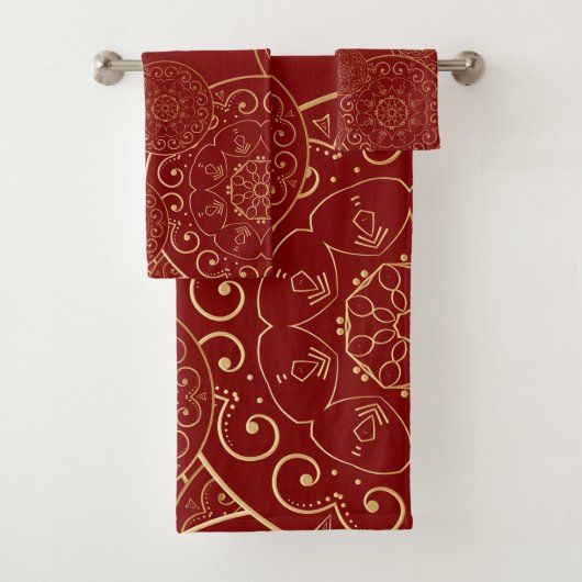 Luxury Mandala 50 Bad Handdoek (Insitu)