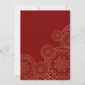 Luxury Mandala 50 Bedankkaart (Achterkant)